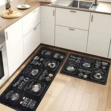famibay Anti Fatigue Kitchen Mats Set for Comfort