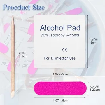 Qsnidy 30 Pack Disposable Manicure Kit for Nails