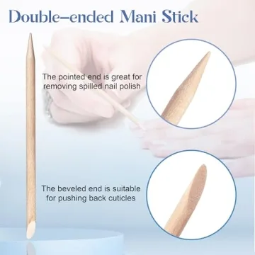 Qsnidy 30 Pack Disposable Manicure Kit for Nails