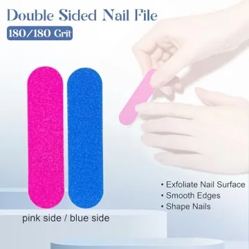 Qsnidy 30 Pack Disposable Manicure Kit for Nails