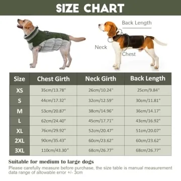 Lelepet Warm Dog Winter Coat Dog Coat Fleece Dog Jacket with Harness Dog Cold Weather Coats Windproof Reflective Turtleneck XS Dog Coat Dog Fleece Vest with Zipper Dog Coat for Small Medium Large Dogs