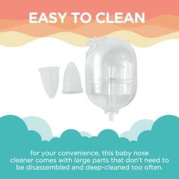 LittleTora Pro Baby Nasal Aspirator - Rechargeable Relief