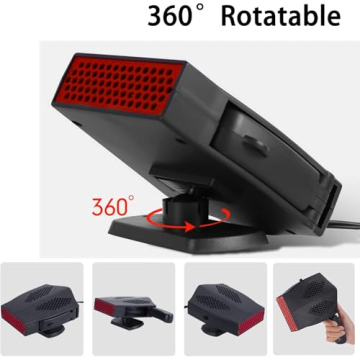 12V 150W Portable Car Heater Defroster Quick Heat