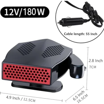 12V 150W Portable Car Heater Defroster Quick Heat