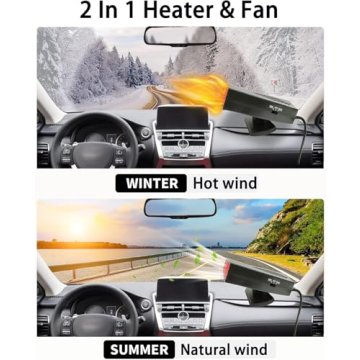 12V 150W Portable Car Heater Defroster Quick Heat