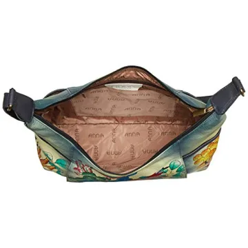 Shop Anuschka Women's Hand Painted Leather Hobo Bag