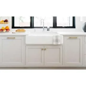 khtumeware 20 Pack Champagne Bronze Cabinet Knobs 1 Inch Single Hole Cabinet Handles Dresser Knobs Drawer Knobs and Pulls for Bathroom Cabinets.