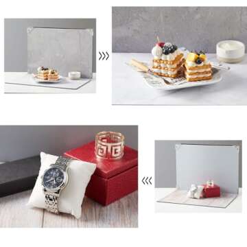 8Pcs 16Patterns Table Top Small Food Background Kit for Product Photography