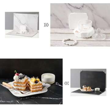 8Pcs Versatile Backdrop Kit for Product Photography