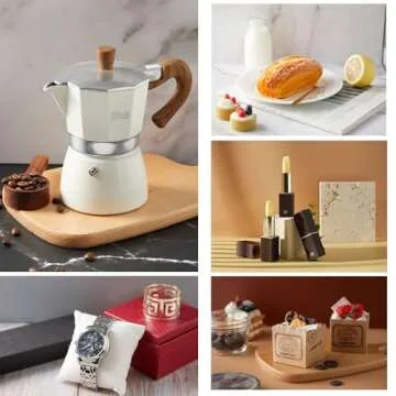 8Pcs Versatile Backdrop Kit for Product Photography