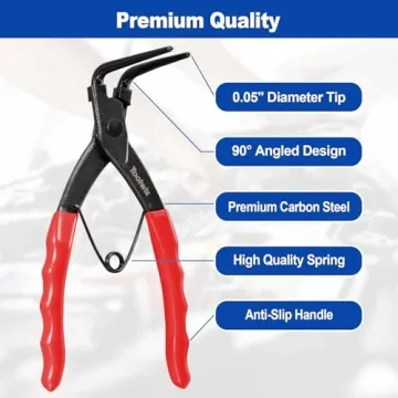 Toolwiz Heavy Duty Snap Ring Pliers for Mechanics and DIYers