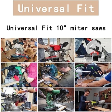 Tredre Miter Saw Dust Collection Hood with LED Lighting