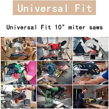 Tredre Miter Saw Dust Collection Hood with LED Lighting