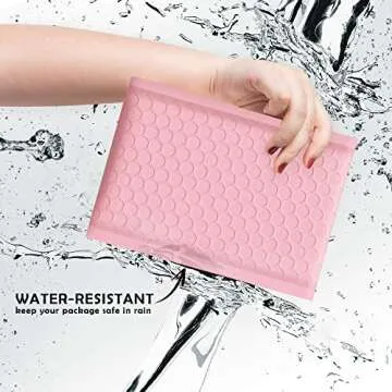 Yens Poly Bubble Mailers 4x8 Waterproof Self Seal Bags