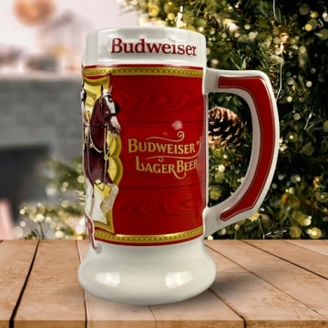 Limited Edition Budweiser Clydesdale Holiday Stein