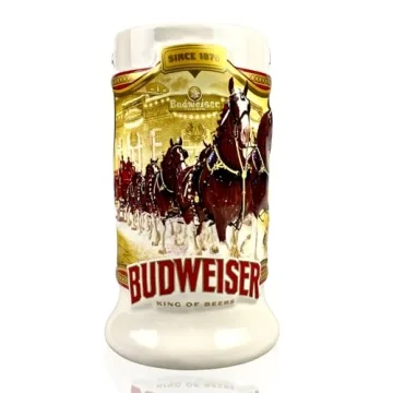 Limited Edition Budweiser Clydesdale Holiday Stein