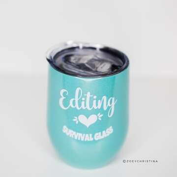 Funny Photography Gifts for Women Editor Editing Gifts for Her Photographer Accessories wine Glass tumbler coffee mug 0251