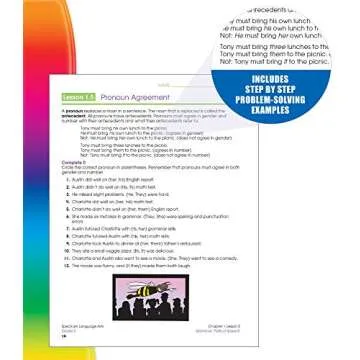Spectrum 5th Grade Language Arts Workbook for Grammar Excellence