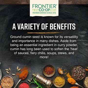 Frontier Co-op Organic Ground Cumin Seed 5.61oz Cumin Powder