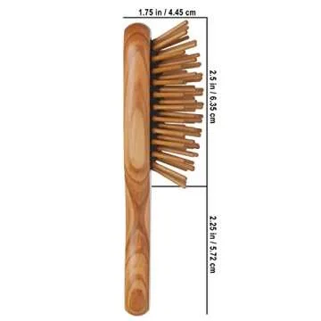 Redecker 4-1/2-Inch Pocket Hairbrush - All Hair Types