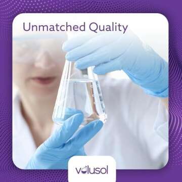 Volu-Sol Isopropyl Alcohol 99% (Isopropanol) - High Purity, USP - Kosher Grade IPA - 1 Gallon (128 oz) (4 Quarts) (4 Pack 32 oz) for Medical, Lab Equipment & Electronics, Clear Bottle