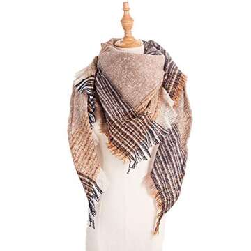 Wander Agio Women's Triangle Scarf - Stylish Warmth for All Seasons