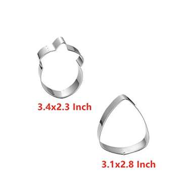 Fall Thanksgiving Cookie Cutters Set - 8 Fun Shapes for Baking