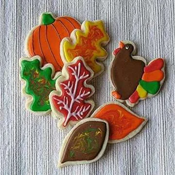 Fall Thanksgiving Cookie Cutters Set - 8 Fun Shapes for Baking