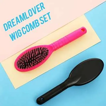 2-Piece Loop Wig Brush Set for Hair Extensions and Wigs