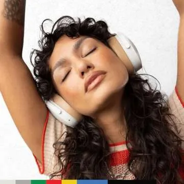 Skullcandy Hesh ANC Over-Ear Noise Cancelling Wireless Headphones, 22 Hr Battery, Microphone, Works with iPhone Android and Bluetooth Devices - Mod White