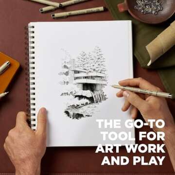 SAKURA Pigma Micron Fineliner Pens - Archival Black Ink Pens - Pens for Writing, Drawing, or Journaling - Assorted Point Sizes - 16 Pack