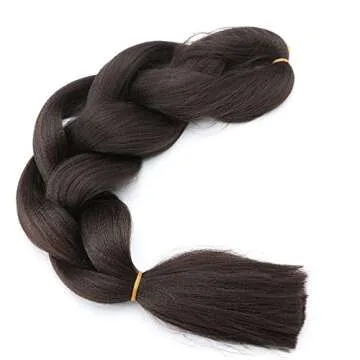 Original Jumbo Braids Hair Extension 24 inch Dark Brown