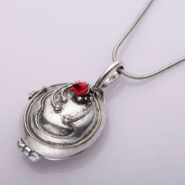 The Vampire Diaries Elena Gilbert Opening Vervain Locket Pendant Necklace