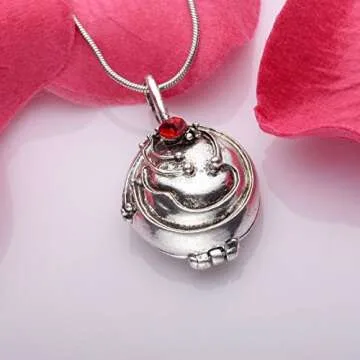 Vampire Diaries Elena Gilbert Locket Pendant Necklace