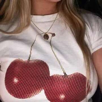 Baby Tees Y2k Shirt 2000s Fashion Cute Shirts for Stylish Women