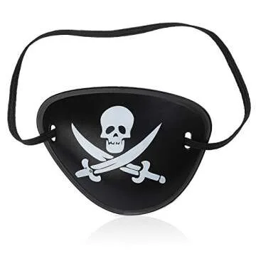 Beelittle Pirate Costume Accessories Durag Eye Patch Necklace