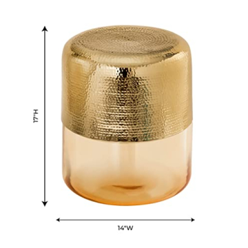 Stunning Kolla Side Table by Tov Furniture - Artisan Crafted