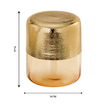 Stunning Kolla Side Table by Tov Furniture - Artisan Crafted