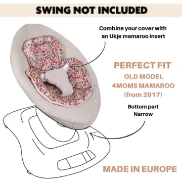 UKJE Soft Cotton Rocker Cover for 4Moms MamaRoo 4