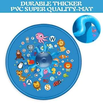 Blasland 67" Octopus Splash Pad for Kids Outdoor Fun