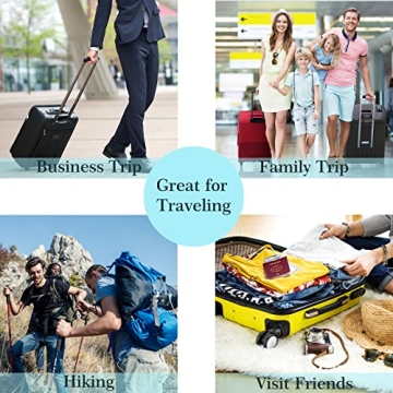 Hooqict 4 Pack Colorful Travel Toothbrush Cases