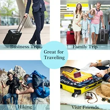 Hooqict 4 Pack Colorful Travel Toothbrush Cases