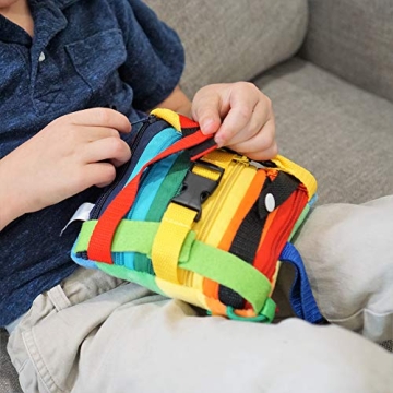 SENSORY4U Buckle Pillow - Fun Sensory Development Toy