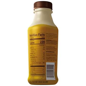 Starbucks dark roast, Liquid Iced Espresso, Caramel Macchiato, 14oz Bottles, (8 Pack)