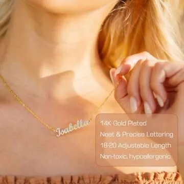 Ldurian Custom Name Necklace for Unique Personalization