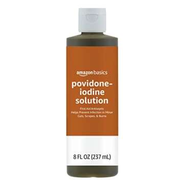 Prevent Infection Effectively with Amazon Basics First Aid Antiseptic - 4 Pack