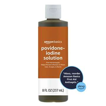 Amazon Basics First Aid Antiseptic with Povidone Iodine