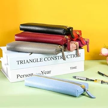 Sluxa Genuine Leather Pen Case for Professionals and Students