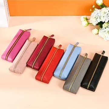 Sluxa Genuine Leather Pen Case for Professionals and Students