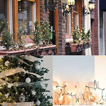 Christmas Lights 150 Count 33 FT Mini String Lights for Holiday Magic